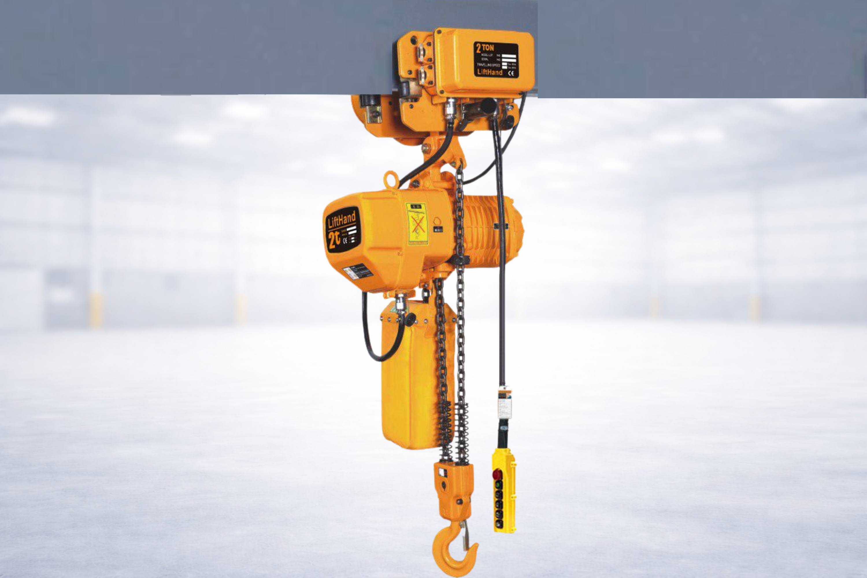 2 Ton Monoray 4 Hareketli Zincirli Vinç (Çift Zincirli)