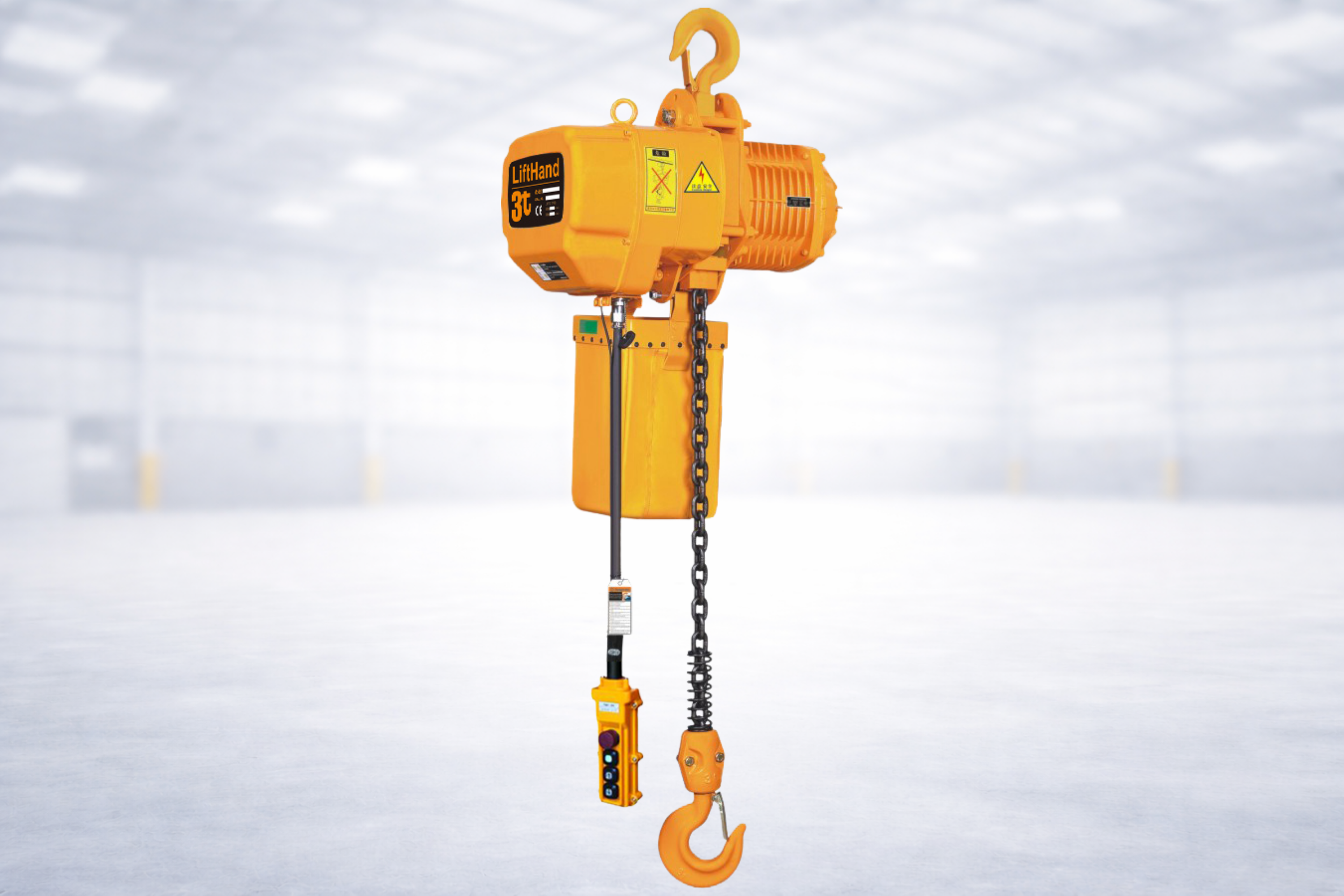 3 Ton Sabit Askılı Tek Zincirli Vinç