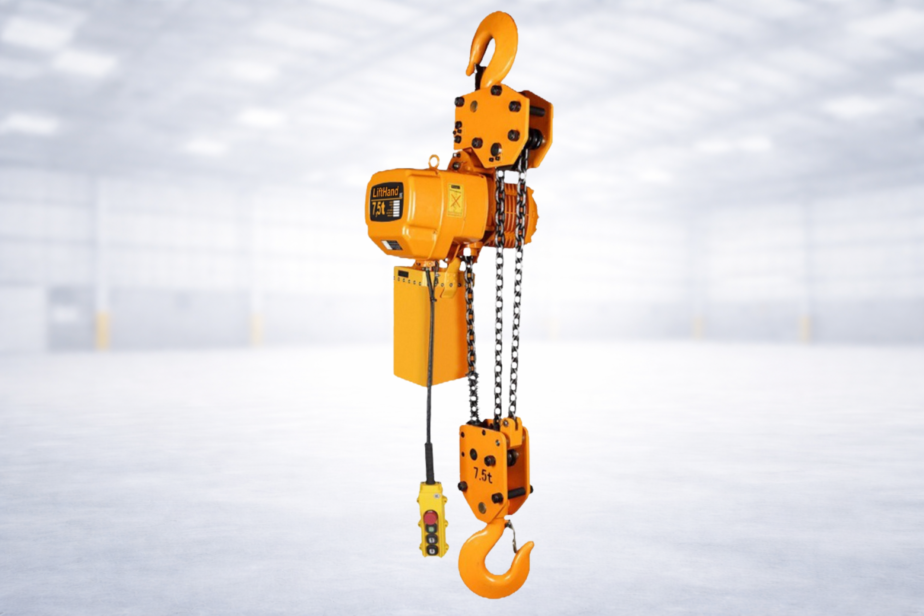 7,5 Ton Sabit Askılı Zincirli Vinç